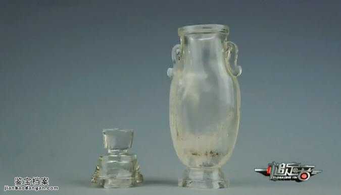 民國水晶雙耳瓶