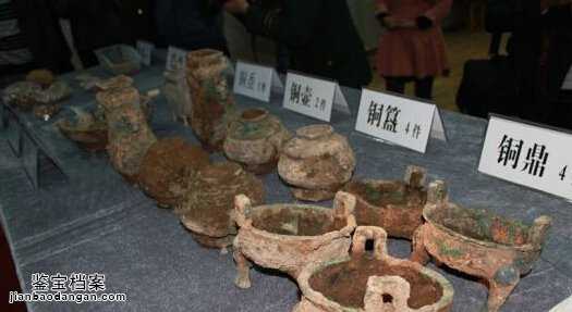 出土各種青銅器