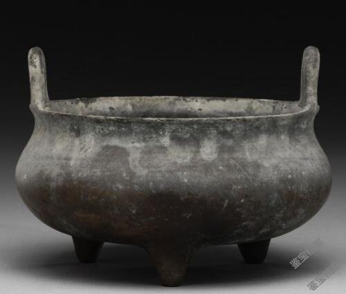 明銅沖耳乳足爐